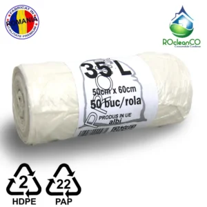 Saci menajeri Albi 50x60Cm Promo HDPE 35 litri 50buc/rola