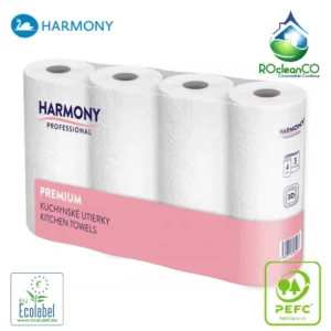 Rola prosop de bucatarie 3str. 1668 Harmony 4role/pac.