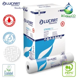 Rola medicala din hartie tratata Lucart Strong 50