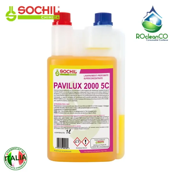 Detergent profesional pardoseala Pavilux 2000 5c x5 Sochil
