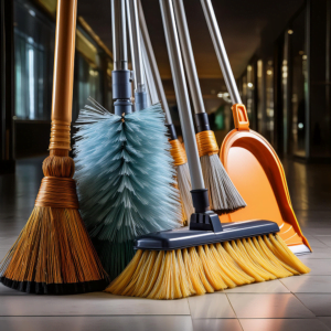 Mături, cozi, fărașe și perii